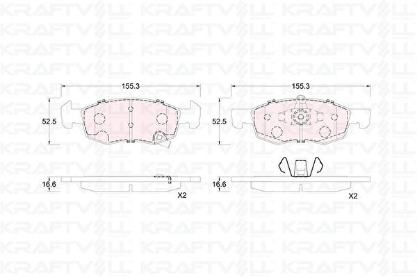 Kraftvoll Fren Balataları