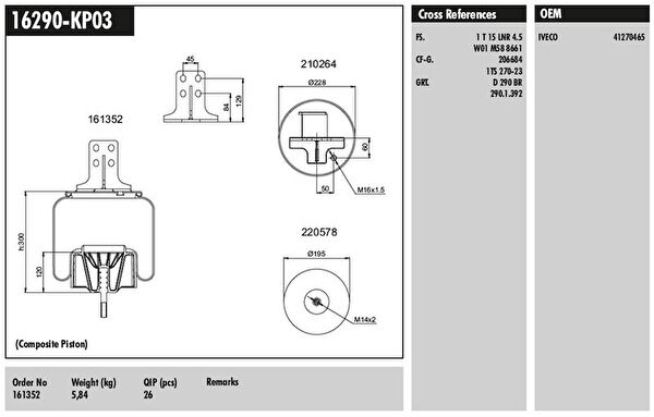 CONNECT-AV Havalı Süspansiyon