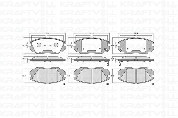 Kraftvoll Fren Balataları