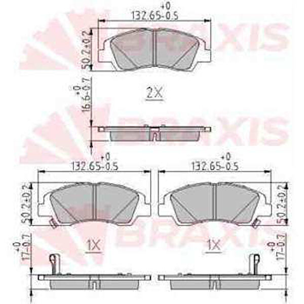 BRAXIS Fren Balataları