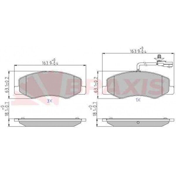BRAXIS Fren Balataları