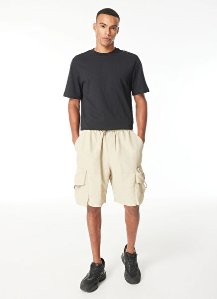 Karl Lagerfeld Jeans Erkek Şort, Bermuda, Kapri