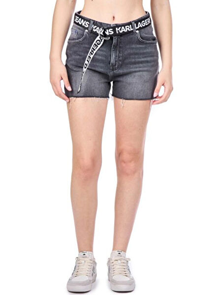 Karl Lagerfeld Jeans Kadın Şort, Bermuda, Kapri