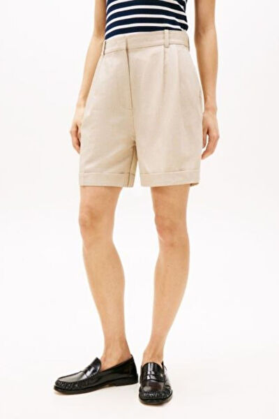 Tommy Hilfiger Kadın Şort, Bermuda, Kapri