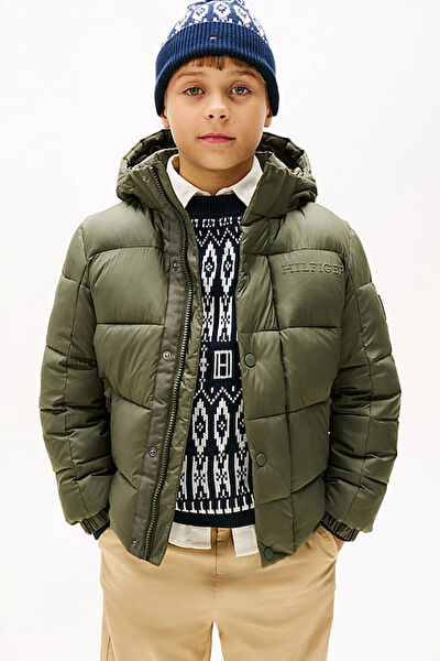 Tommy Hilfiger Erkek Çocuk Mont, Kaban