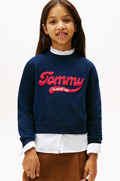 Tommy Hilfiger Kız Çocuk Kazak