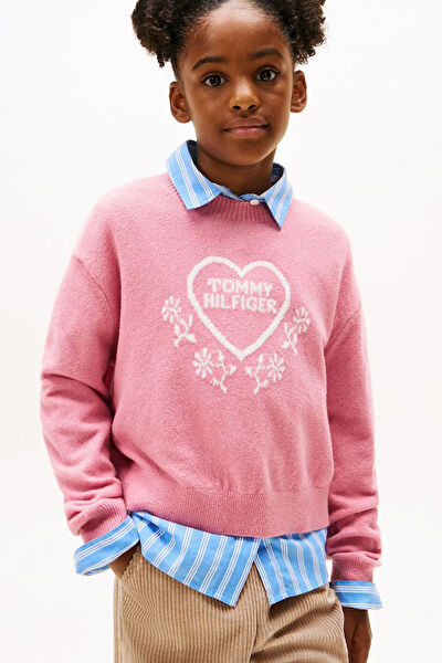 Tommy Hilfiger Kız Çocuk Kazak