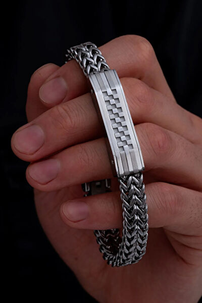 OSMANLI GÜMÜŞ Erkek Bileklik