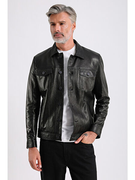 Maroquin Leather Erkek Ceket
