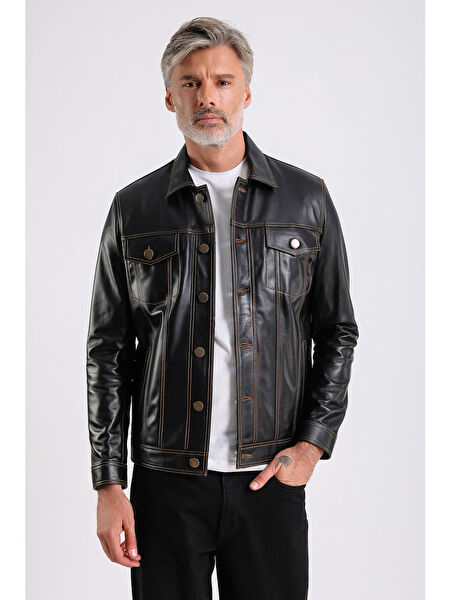 Maroquin Leather Erkek Ceket