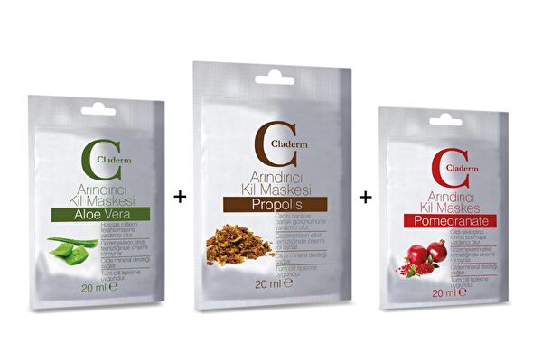 Claderm Yüz Maskesi