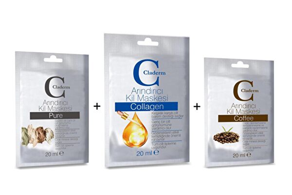 Claderm Yüz Maskesi