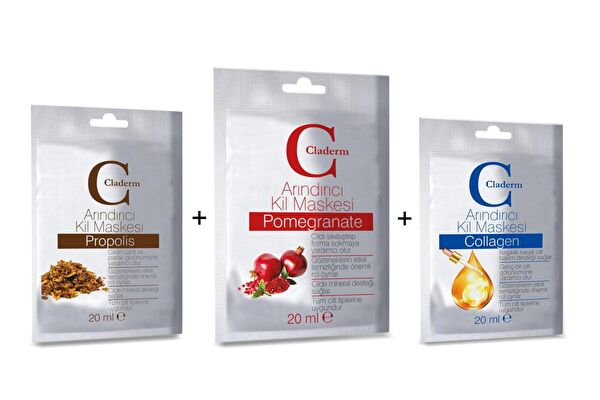 Claderm Yüz Maskesi