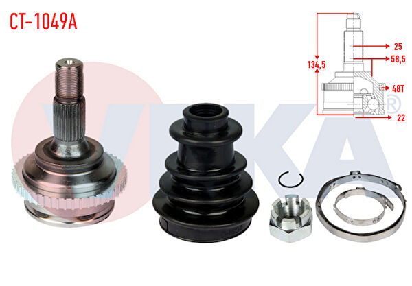 OEM Aks Körük & Kafası