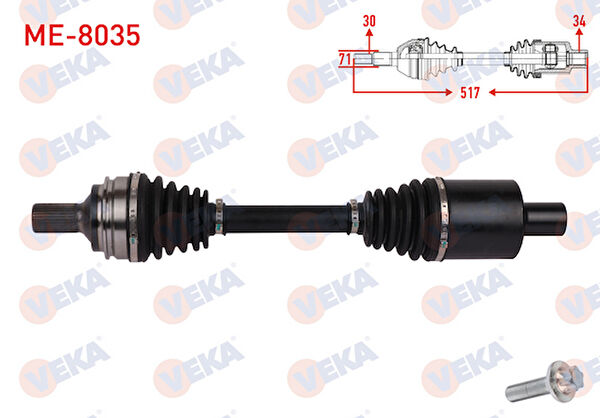 OEM Aks Körük & Kafası
