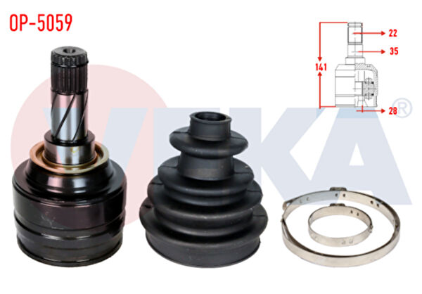 OEM Aks Körük & Kafası