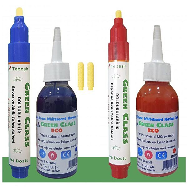 Green Classs Markör ve Tahta Kalemi