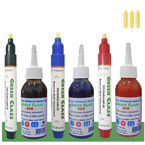 Green Classs Markör ve Tahta Kalemi