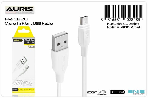 Auris Şarj, Data Kablosu