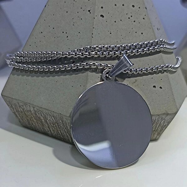 İpek Silver Kolye, Zincir, Künye