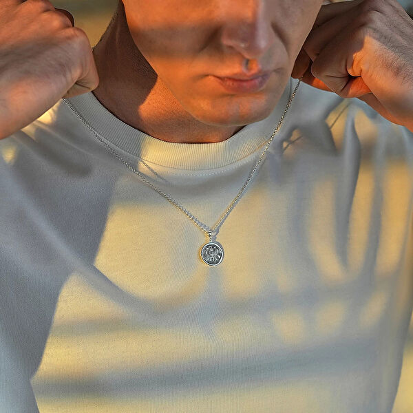 İpek Silver Kolye, Zincir, Künye