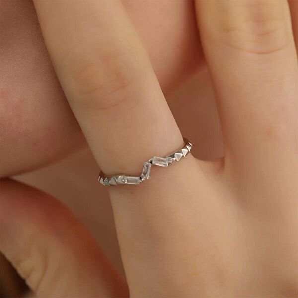 İpek Silver Kadın Yüzük