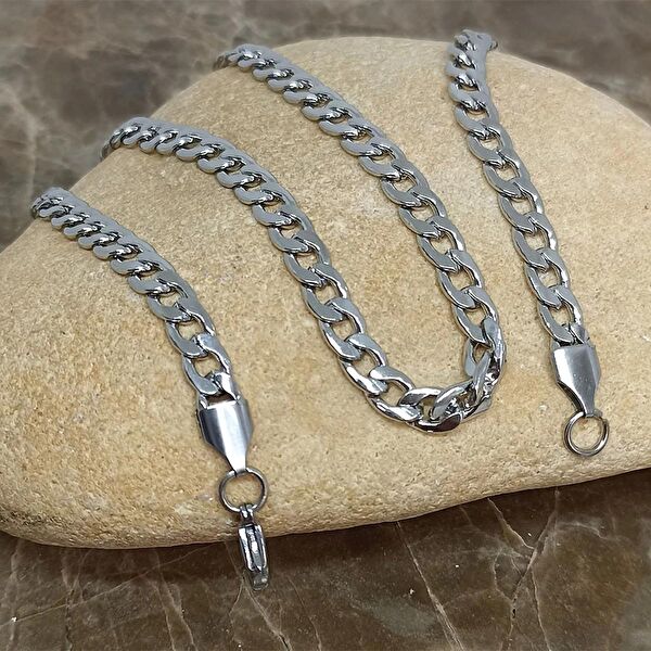 İpek Silver Kolye, Zincir, Künye