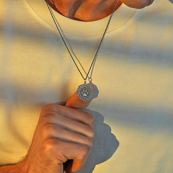 İpek Silver Kolye, Zincir, Künye