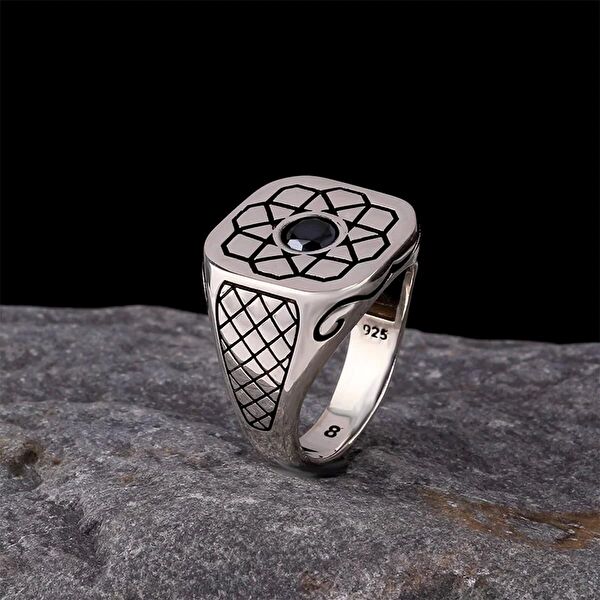 İpek Silver Erkek Yüzük