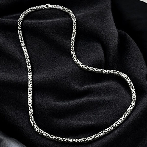 İpek Silver Kolye, Zincir, Künye