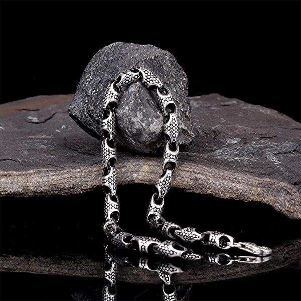 İpek Silver Erkek Bileklik