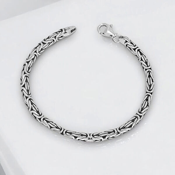 İpek Silver Erkek Bileklik