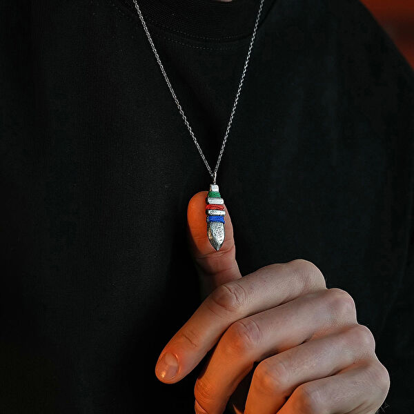 İpek Silver Kolye, Zincir, Künye