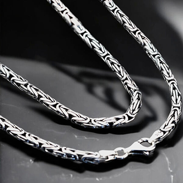 İpek Silver Kolye, Zincir, Künye