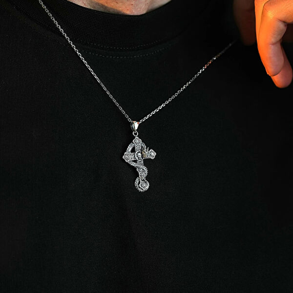 İpek Silver Kolye, Zincir, Künye