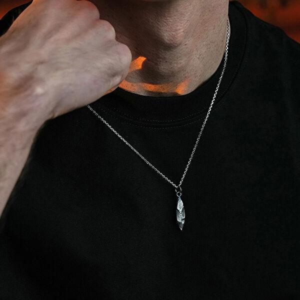 İpek Silver Kolye, Zincir, Künye