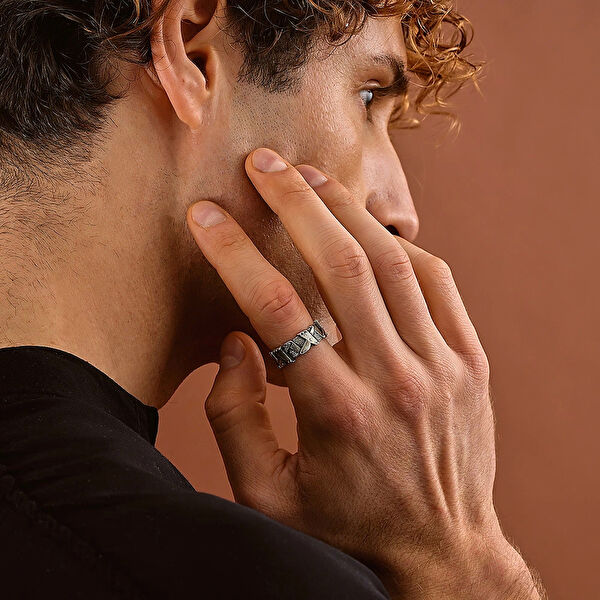 İpek Silver Erkek Yüzük