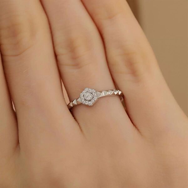 İpek Silver Kadın Yüzük