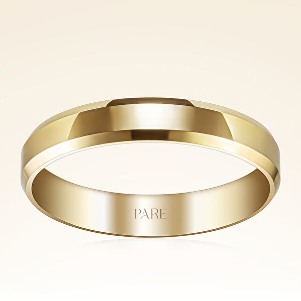 Pare Pırlanta Altın Yüzük