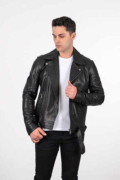Deri Effect Erkek Ceket