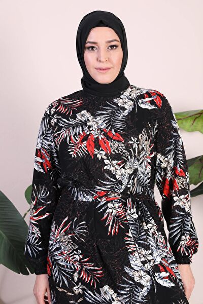 FERACE Büyük Beden Günlük Elbise