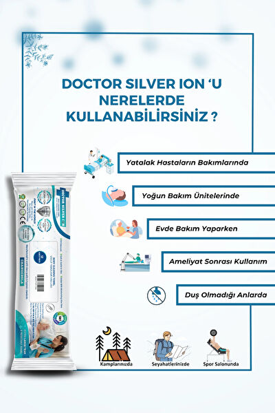 Doctor Silver Ion Islak Mendil, Havlu