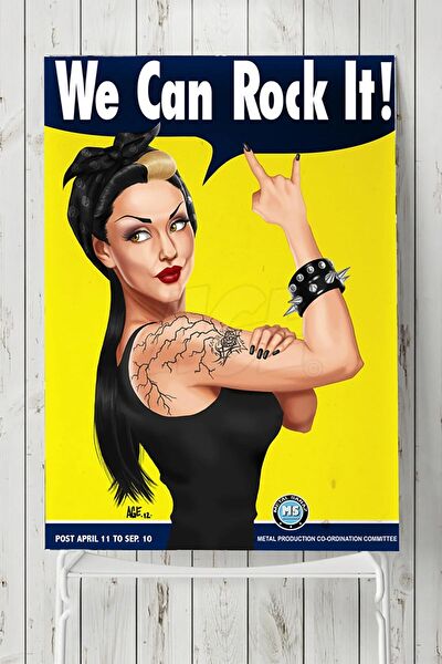 Postermanya Çerçevesiz Tablo