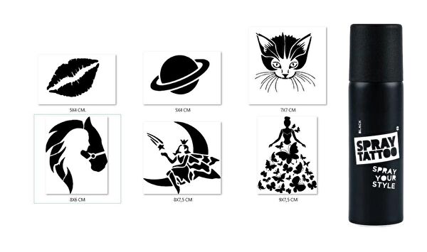 Endeks Ticaret Geçici Dövme, Şablonları