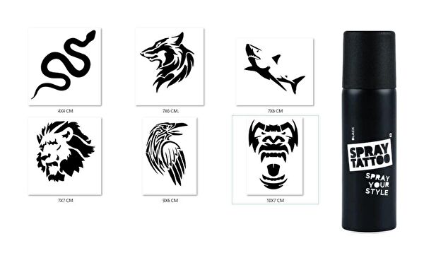 Endeks Ticaret Geçici Dövme, Şablonları