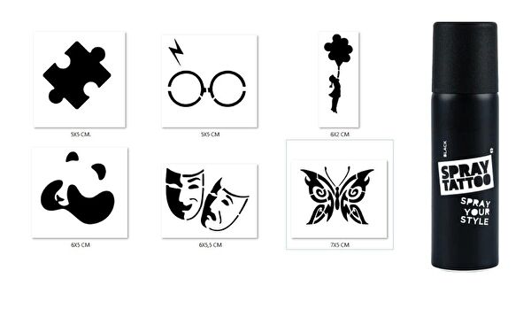 Endeks Ticaret Geçici Dövme, Şablonları