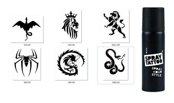 Endeks Ticaret Geçici Dövme, Şablonları