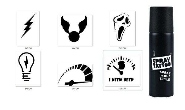 Endeks Ticaret Geçici Dövme, Şablonları