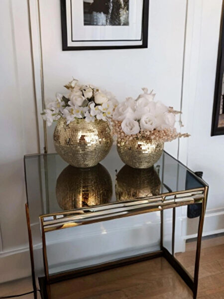 Işıltı Home Design Vazo, Saksı