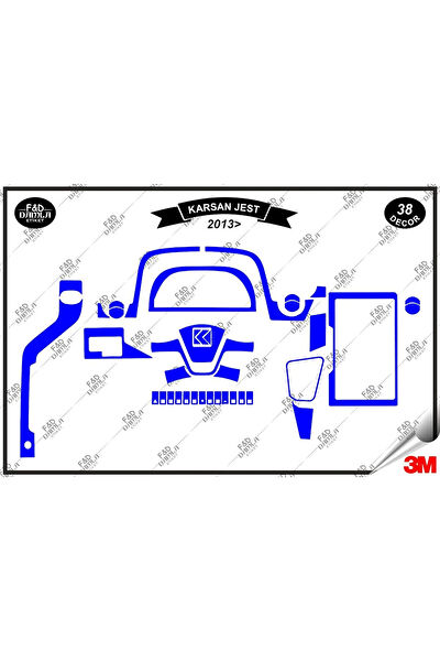 FD Damla Etiket Torpido Kaplama Setleri